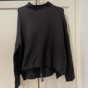 Free People Gray Turtleneck Sweater